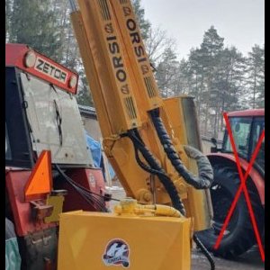 foto maher seite zu traktor arm mulcher (renovation)