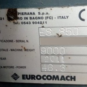 foto 9t bagger gummi Eurocomach ES 850 ZT