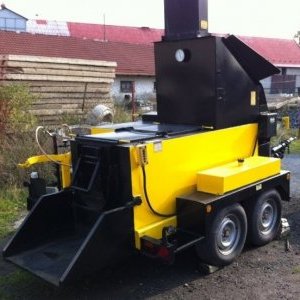 foto asphalt recycler 1.5t/h anhanger