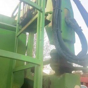 foto agro 10.5m3 bio brecher mischer auflieger+kran komposter