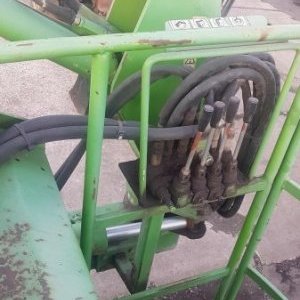 foto agro 10.5m3 bio brecher mischer auflieger+kran komposter